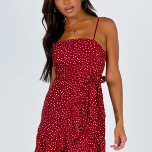 Princess Polly red dot dress